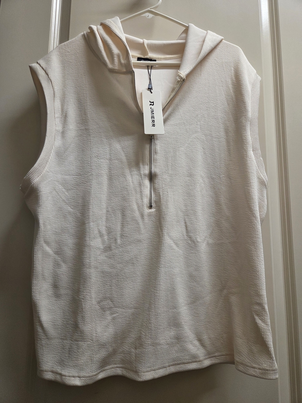 🍍Sleeveless Half-Zip Hooded Tunic